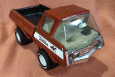 altes Tonka Blechauto Truck LKW Pick up  braun Blechspielzeug
