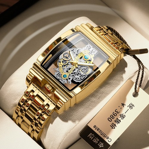 Herrenuhr skelett quarz - herrenuhr,