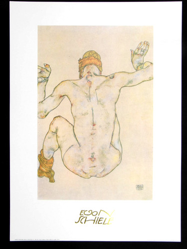 Nudo seduto spalle 1915 - seduto,