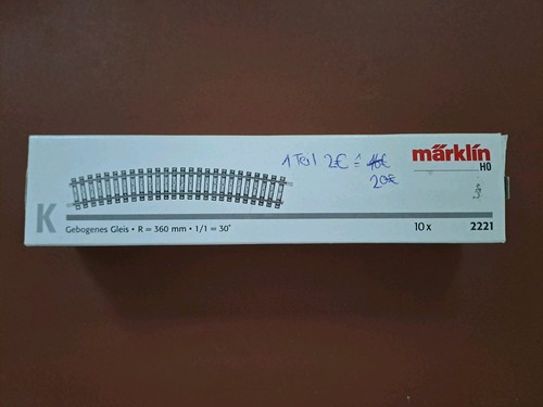 Märklin gleis 2221 - märklin, h0