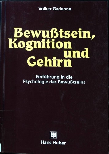 Bewusstsein kognition und - bewusstsein,,
