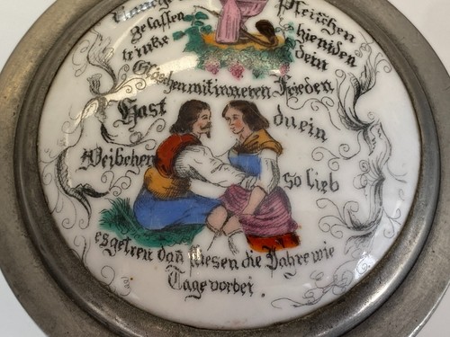 Antiker bierhumpen glas - bierhumpen,