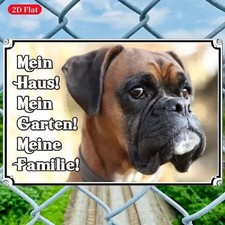 Blechschild Deutscher Boxer