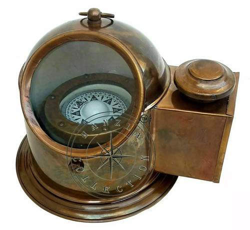 Antike messing marine binnacle - antike,