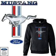 FORD MUSTANG Sweatshirt Logo licensed Design USA classic Automotive Hoodie *0167