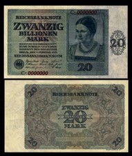 Reichsbanknote, 20 Billionen