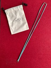 Fossil Leder Kette für Charms Anhänger Charm Stainless Steel Türkis inkl. Beutel