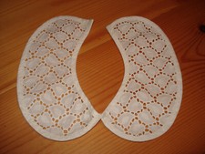 Spitzenkragen Bubikragen ANTIK 100% Baumwolle