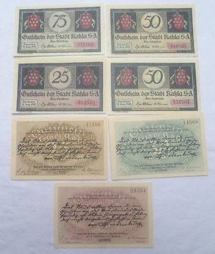 Banknoten notgeld stadt - 7,