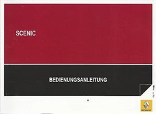 RENAULT SCENIC 3 Betriebsanleitung 2013 Bedienungsanleitung Handbuch Bordbuch BA