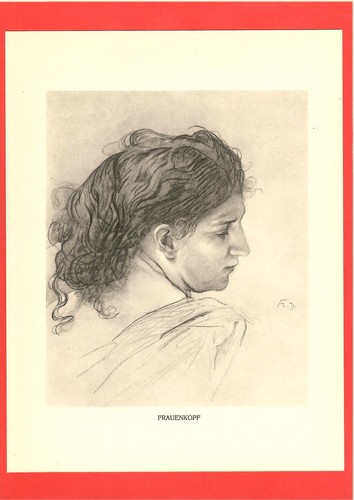 Frauenkopf anselm feuerbach - frauenkopf,