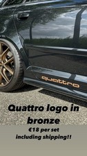 Quattro aufkleber satz 2 - quattro,