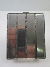 WMF Zigarettenetui - NS Bienenkorb - versilbert - Innenvergoldung - 1938