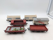 6x Fleischmann H0 Güterwagen