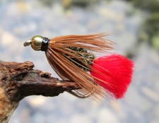 Gilchrist Fliegen. 3 x Goldkopfnymphen RED TAG. Auswahl von Größen