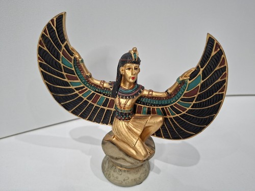 Geflügelte göttin isis - göttin,