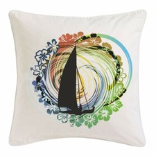 KISSENBEZUG 40X40cm SEGELBOOT