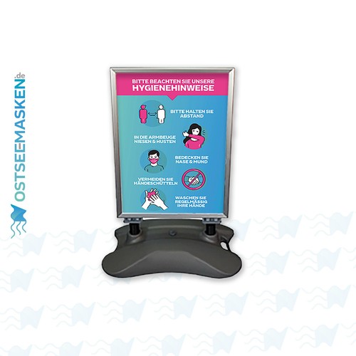 Kundenstopper outdoor mit - a1,