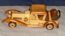 Modellauto Oldtimer aus Holz mit Original Karton in neuwertigem Zustand