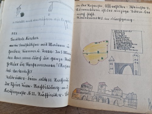Alte schulheft 30er jahre - schulheft,