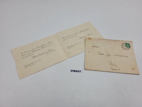 Heiratsanzeige brief ruth - ruth, jope