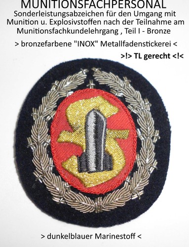 Munitionsfachpersonal - ,