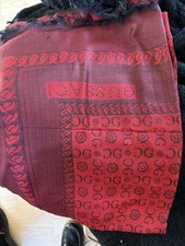 Schal Tuch Stola Pashima Rot