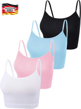 Leibchen Damen Set 3 Crop Tops