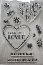 1 x Stempel Set Liebe Herz etc.