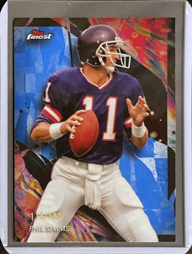 Phil simms 2024 topps finest - topps,