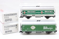 H0 Fleischmann 5322 5325 K DB Bierwagen Güterwagen Konvolut DC OVP N106