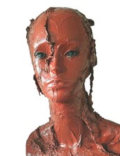 Büste Frau Horror Unikat Handgemacht Skulptur Sehr Hochwertig 