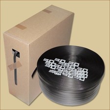 Umreifungsset 1000 m Umreifungband + 200 KU Schnallen