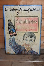 Altes Blechschild 50er Jahre