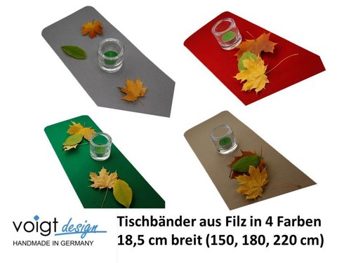 Tischband breit filz - tischband, cm