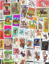 50 verschiedene Briefmarken Pferde  , Pferdesport , Reitsport , Reiten , Dressur