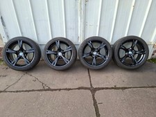 Orig. BMW M Styling M325 Radsatz neuwertig Reifen 8mm schwarz Felgen n. gepulver