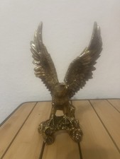Adler Figur goldfarben mit
