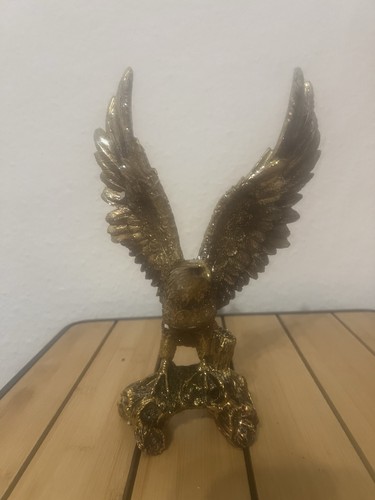 Adler figur goldfarben mit - figur,