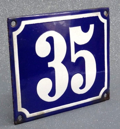 Altes emailleschild - altes,