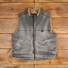 Vintage Wolverine Workwear Gilet XL Weste Denim Grey