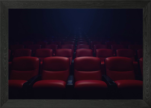 Empty movie theater - empty,