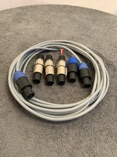 ? 3m Speakon Kabel + 4 Speakon Stecker
