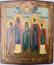Original alte russische Ikone