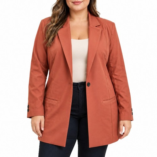 Sheego blazer damen jacke rost - blazer,