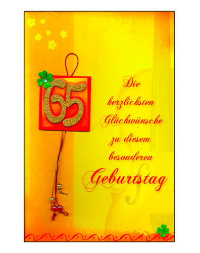 Geburtstag a4 - 65.,