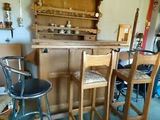 Schrank Buffet  2 Teile  Obere Teil H 85 B 129 T 17 Bartisch H 115 B117 T 43