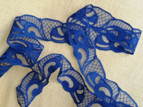 Blaue spitze band borte - band,,