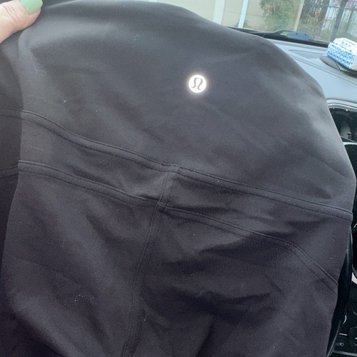 Lululemon black mesh leggings - mesh,