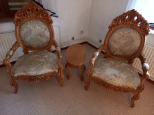 Zwei stilvolle sessel - sessel, mit